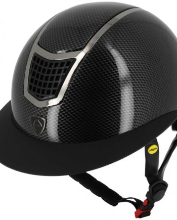 Equitheme Ridehjelm Airy Carbon Med Mips - Hestezonen