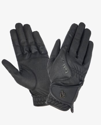 Sort Lemieux Close Contact Handske - Hestezonen