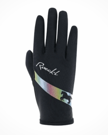 BLÅ Roeckl Kapriole Junior Ridehandsker Str - Hestezonen  - 4065901079896