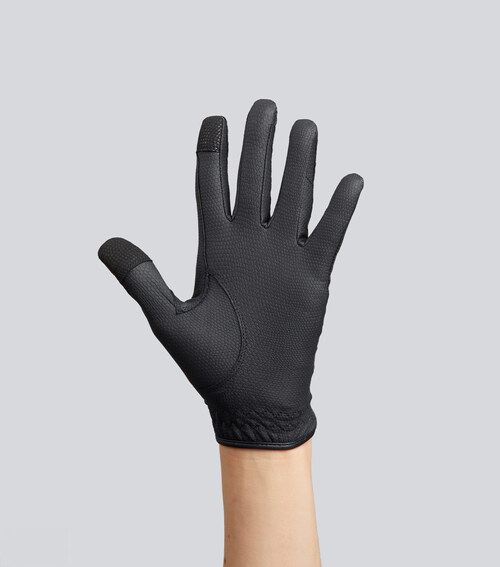 Sort Premier Equine Metaro Junior Ridehandsker - Premier Equine Hestezonen - 0732068297701