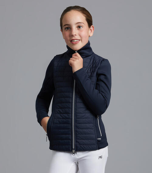 Premier Equine Mini Elena Ridejakke Til Børn Navy - Premier Equine Hestezonen - 716252367760