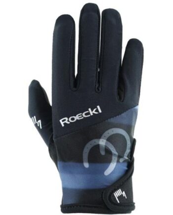 BLUE Roeckl Koppl Junior Ridehandsker Str - Hestezonen  - 4065901061433