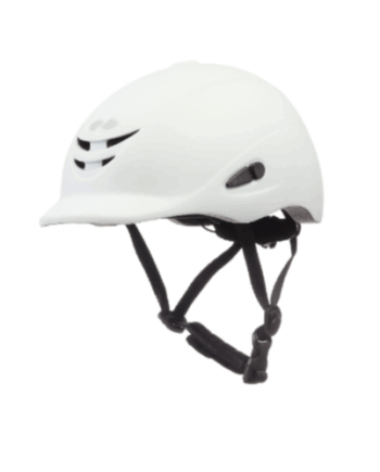 Hvid Oscar Børne Ridehjelm - Zilco Hestezonen  - 9329319076379